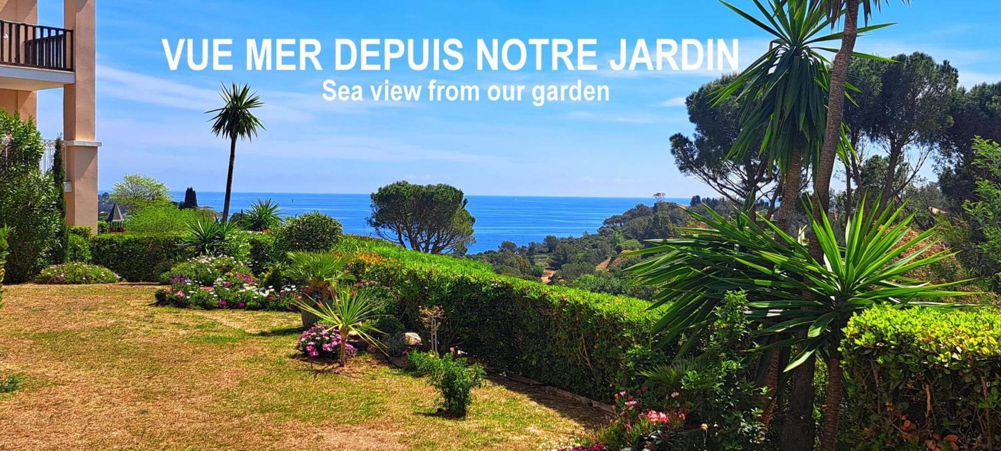 Dans Un Cadre D'Exception, Vue Mer Panoramique A Agay Cote D'Azur, Village Vacances Cap Esterel, T2 Avec Jardin, Golf, Climatisation, Wifi, 5 Piscines Saint-Raphaël Exteriör bild