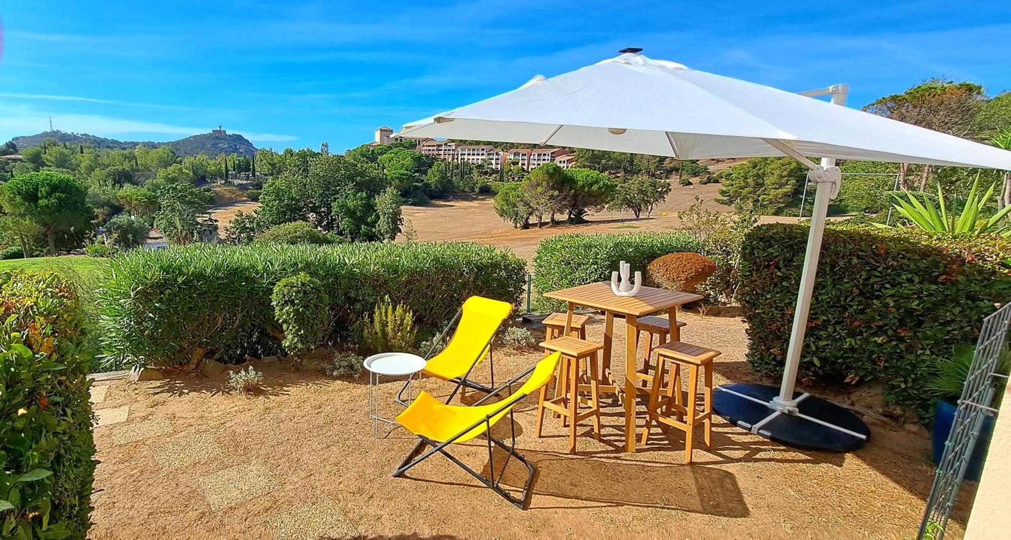 Dans Un Cadre D'Exception, Vue Mer Panoramique A Agay Cote D'Azur, Village Vacances Cap Esterel, T2 Avec Jardin, Golf, Climatisation, Wifi, 5 Piscines Saint-Raphaël Exteriör bild